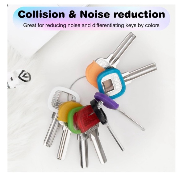 NWOT-84-Pack 1” Flexible Color Key Caps, Bendable, Durable, Various Colors - Picture 6 of 10